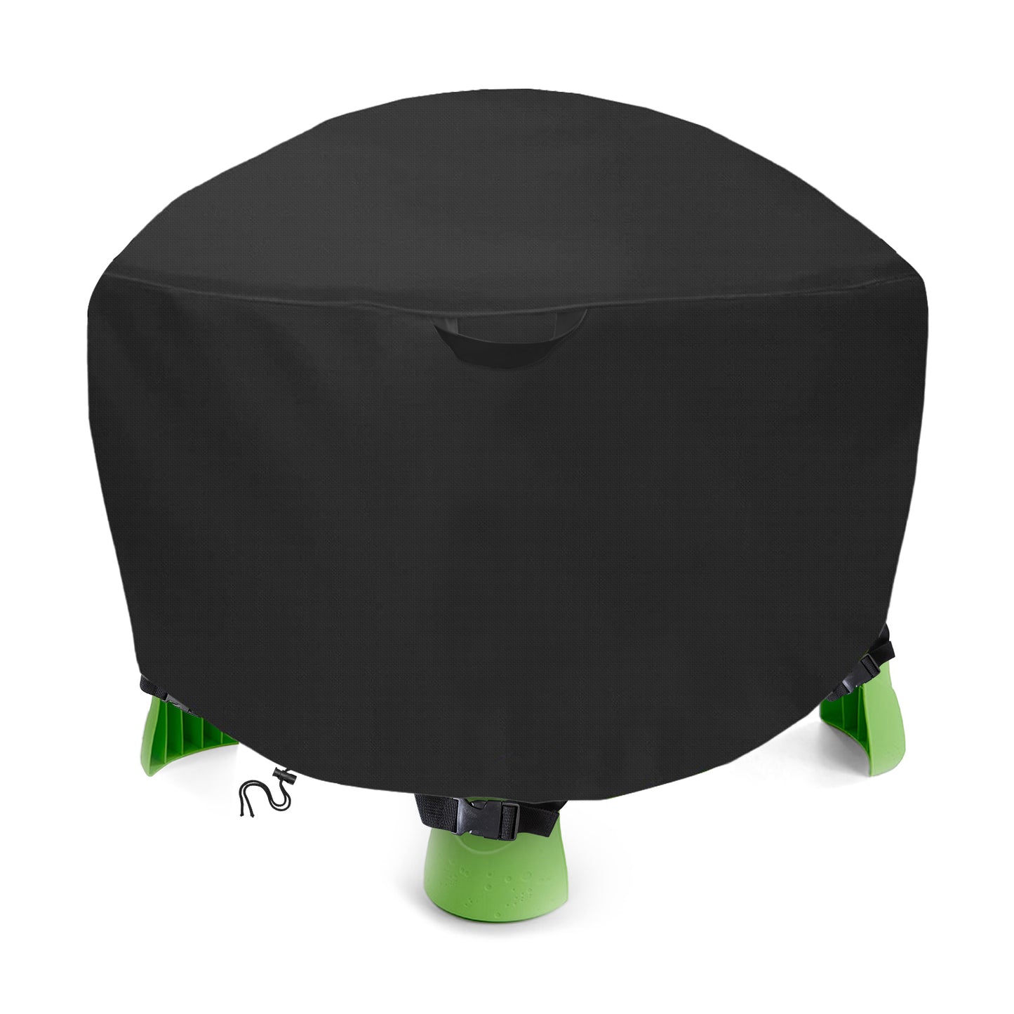 AKEfit Kids Sand Water Table Cover for Little Tikes Spiralin' Seas Waterpark Play Table, Round Waterproof Outdoor Toys Cover Dustproof Anti-UV,34“Dia x 18"H, Black (Cover only)