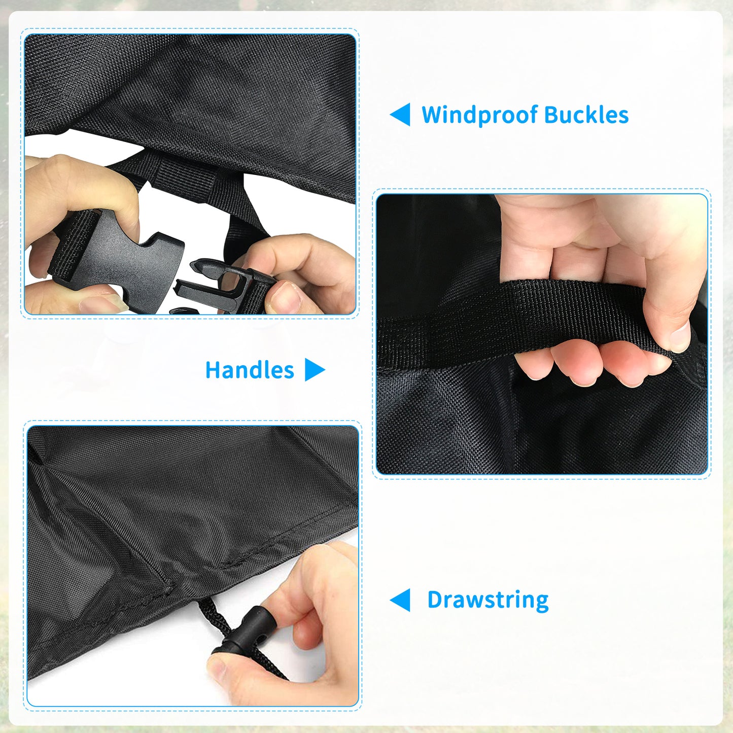 STARTWO Kids Water Table Cover Fit Rain Showers Splash Pond Water Table, Waterproof Outdoor Toys Cover - Black (Cover Only)