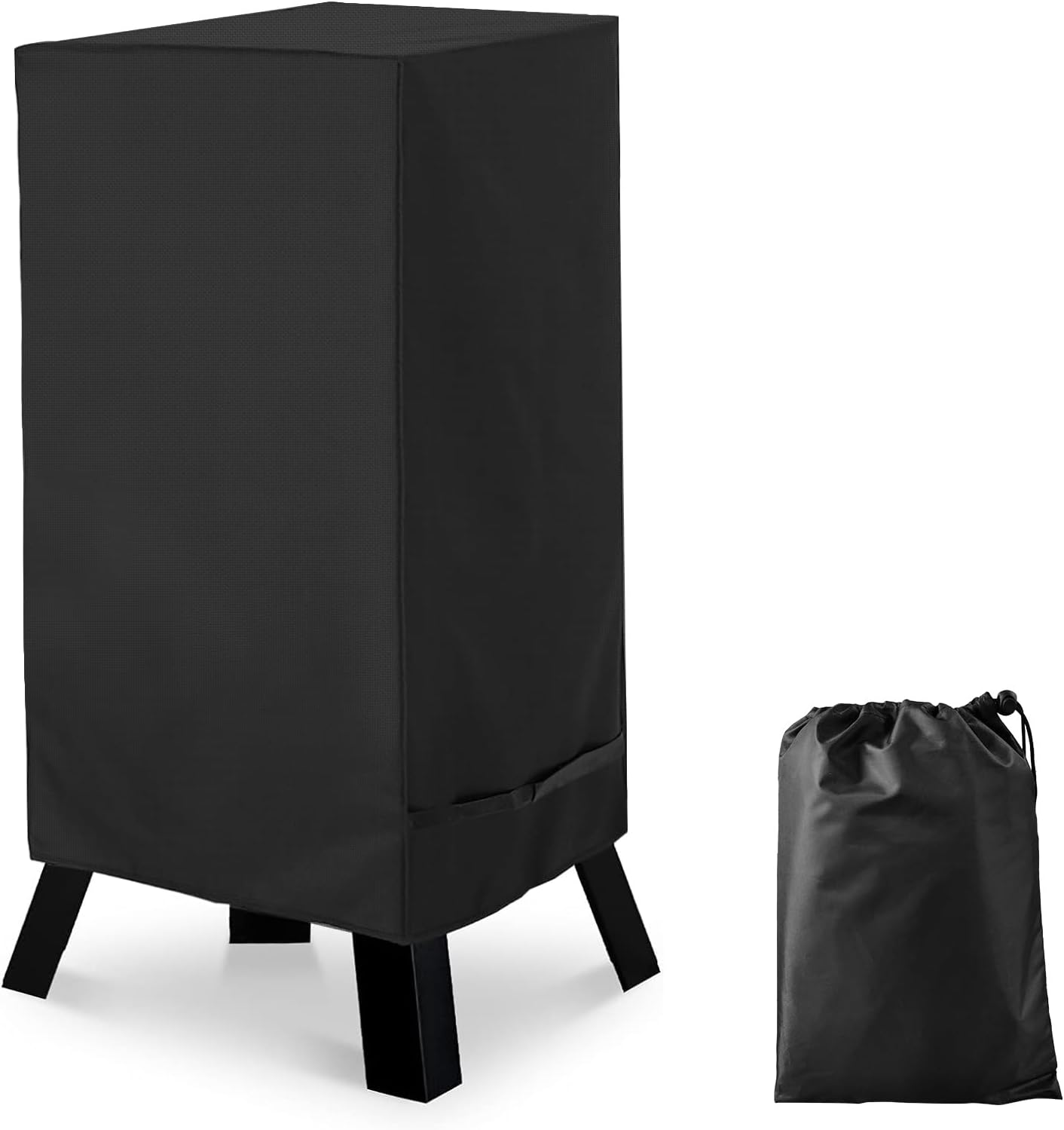 STARTWO Electric Vertical Smoker Cover for Masterbuilt,Heavy Duty Waterproof Smoker Grill Cover,Vertical Masterbuilt Digital Electric Smoker Cover,Square Vertical Smoker Grill Cover(18x19x35in) Tool Cover