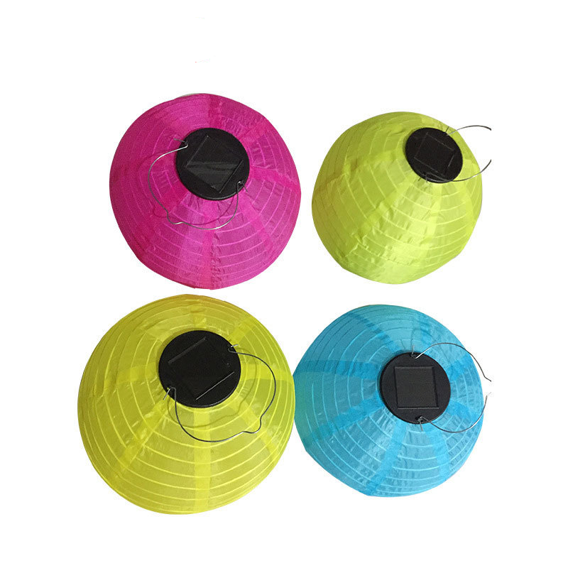 STARTWO Garden Outdoor Waterproof Solar Lantern, Colorful Outdoor Decoration Warm Yellow Light