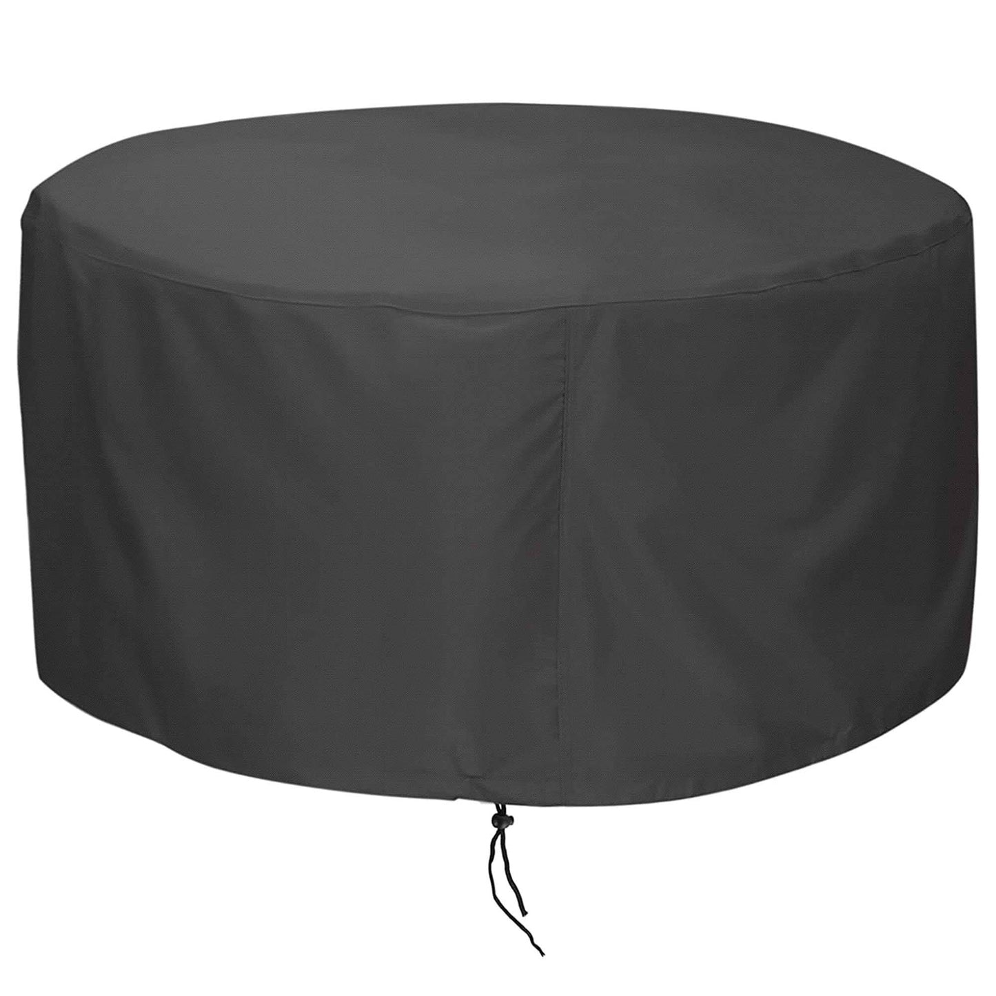 STARTWO Patio Round Fire Pit Cover Durable and Protective Firepit Cover for 36-50 inch Waterproof Windproof Outdoor