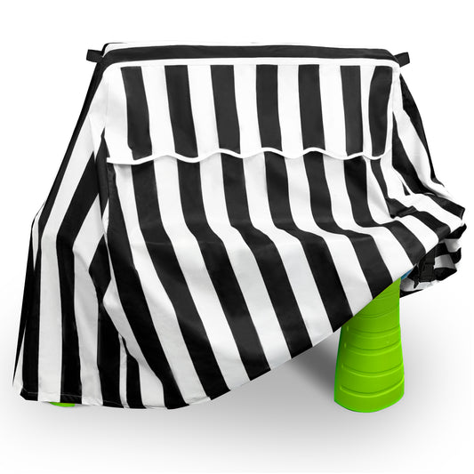 STARTWO Kids Water Table Cover Fit Rain Showers Splash Pond Water Table, Waterproof Outdoor Toys Cover - Black White (Cover Only)