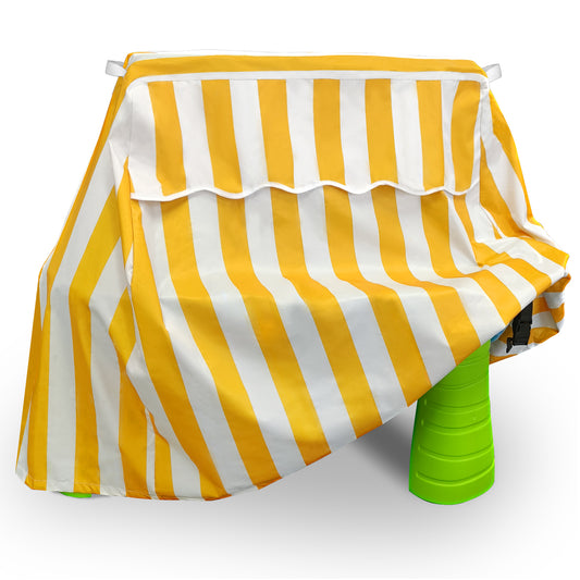 STARTWO Kids Water Table Cover Fit Rain Showers Splash Pond Water Table, Waterproof Outdoor Toys Cover - Yellow White (Cover Only)