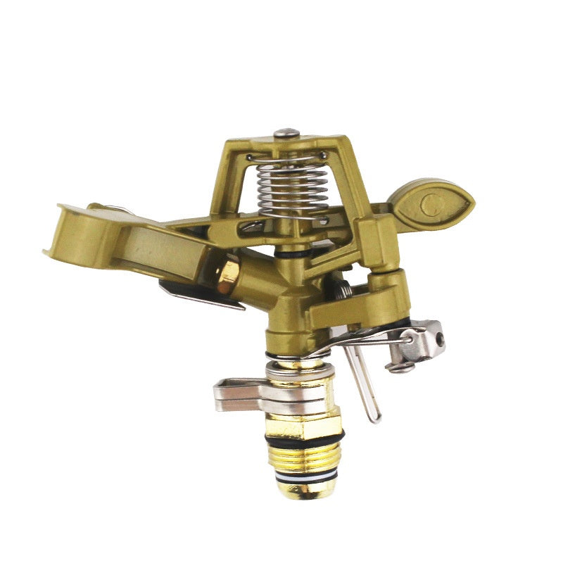 STARTWO Sprinkler for lawn greening garden irrigation, zinc alloy ground plug rocker arm 360 degree sprinkler tripod set sprinkler