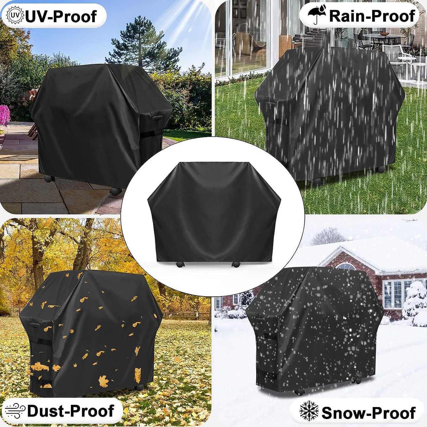 STARTWO BBQ Grill Cover Meet the Ultimate Shield for Barbecue - Heavy-Duty Waterproof Grill Tool Cover