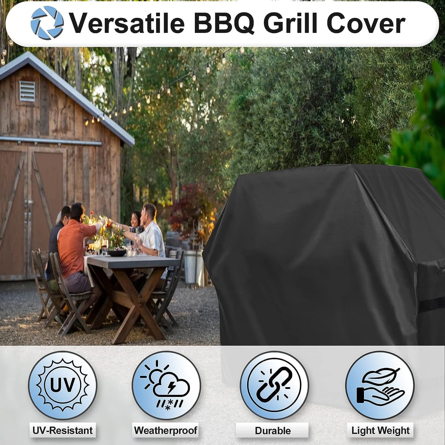 STARTWO BBQ Grill Cover Meet the Ultimate Shield for Barbecue - Heavy-Duty Waterproof Grill Tool Cover