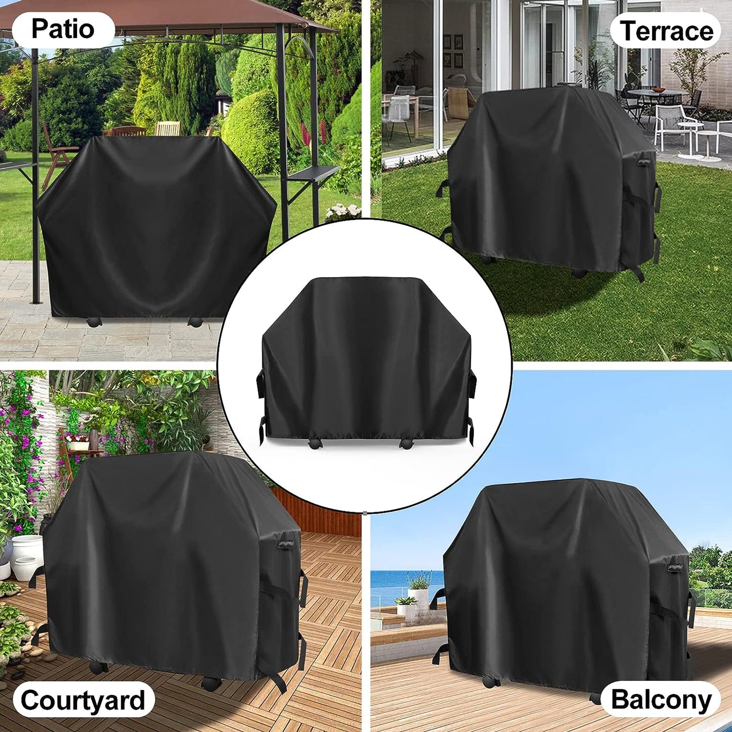 STARTWO BBQ Grill Cover Meet the Ultimate Shield for Barbecue - Heavy-Duty Waterproof Grill Tool Cover